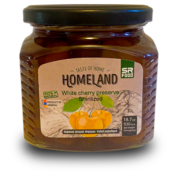 White cherry preserve, pitted (Tastia)